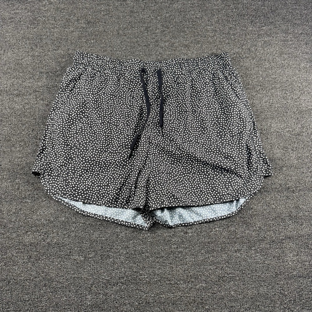 Buff Bunny Black & White Spotted Size Large Shorts with Under Shorts